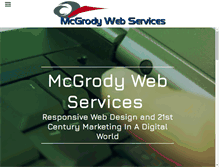 Tablet Screenshot of mcgrodywebservices.com